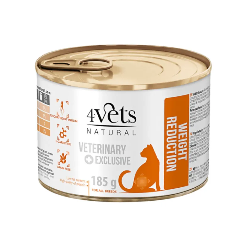 Lata Piper 4Vets Weight Reduction para Gatos