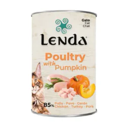Lenda Aves de Corral y Calabaza para Gatos 400g