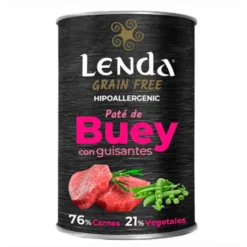 Lenda Original Lata Buey y Guisantes Grain Free 400g