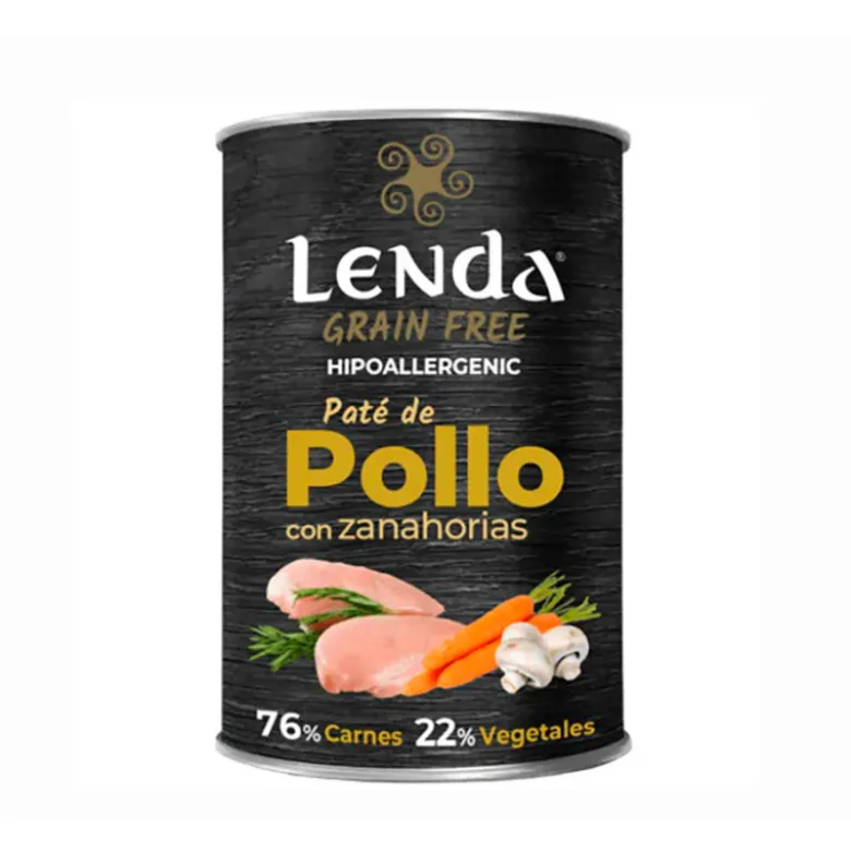 Lenda Original Lata pollo y zanahorias Grain Free 400gr