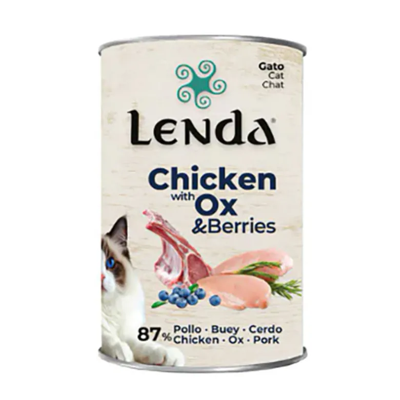 Lenda Pollo con Buey y Arándanos para Gatos 400g