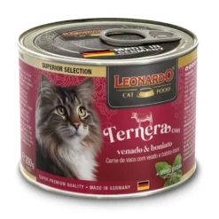 Leonardo Superior Selection Ternera con Venado y Boniato para Gatos