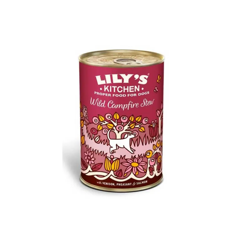 Lily's Kitchen lata de Venado, Faisán y Salmón 400g