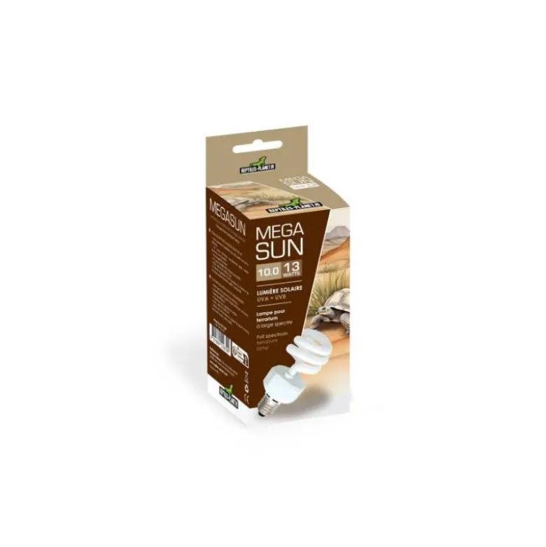 Lámpara Mega Sun 10.0 Con UVB Y UVA para Terrario