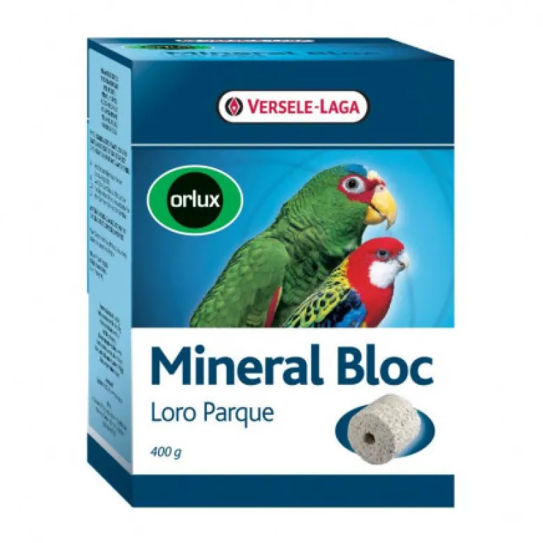 Mineral Bloc Para Loros, Cotorras y Pericos Grandes.