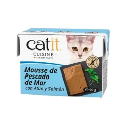 Mousse Catit Cuisine de Pescado para Gatos