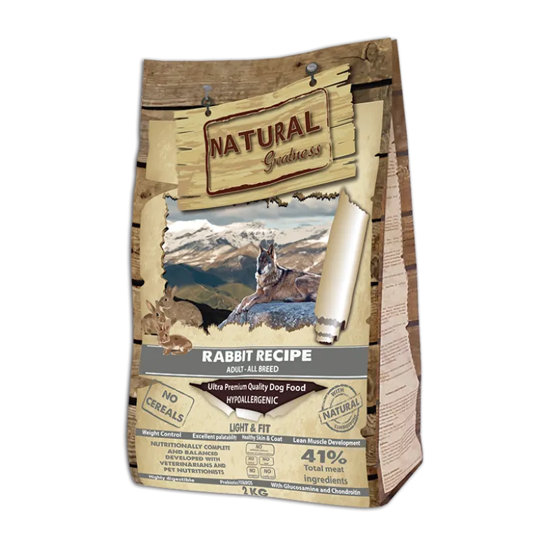 Natural Greatness Adultos Receta Conejo Light & Fit