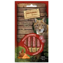 Natural Greatness Crema de Pollo con Zanahorias Snack para Gatos 56g