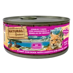 Natural Greatness Gato Conejo y Pato con Zanahorias y Semillas y Hinojo 185g
