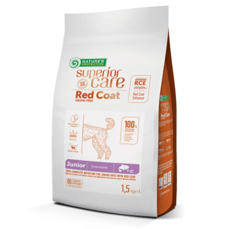 Nature's Protection Red Dog Puppy Small Grain Free Salmón