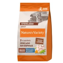 Nature´s Variety Healthy Grain Sterilized Pescado Blanco para Gatos