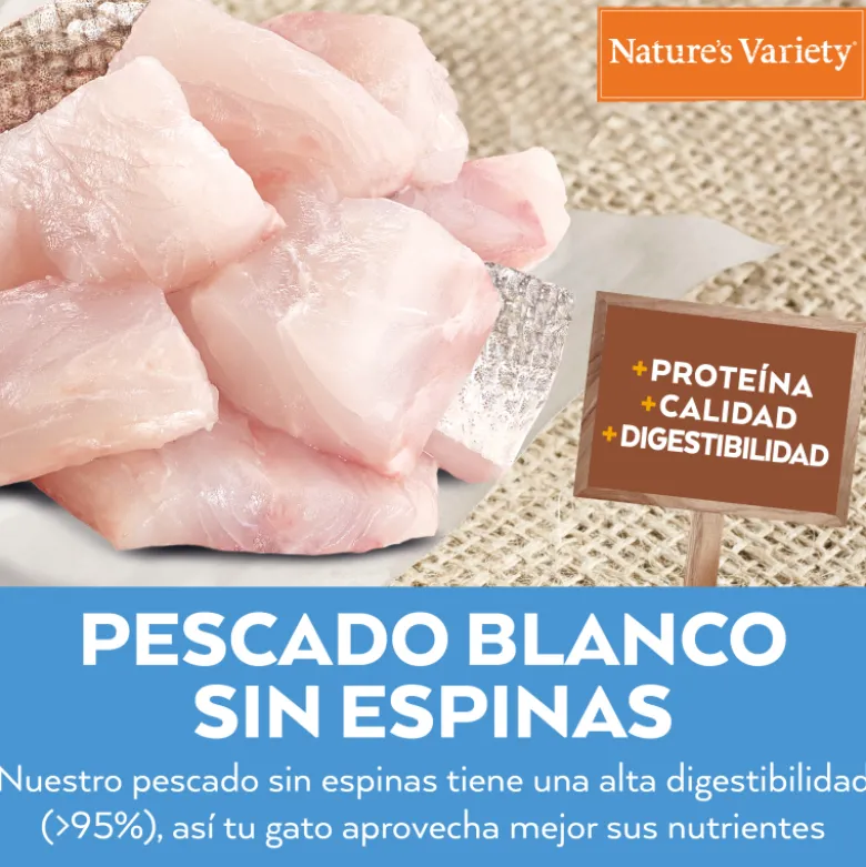 Nature´s Variety Healthy Grain Sterilized Pescado Blanco para Gatos