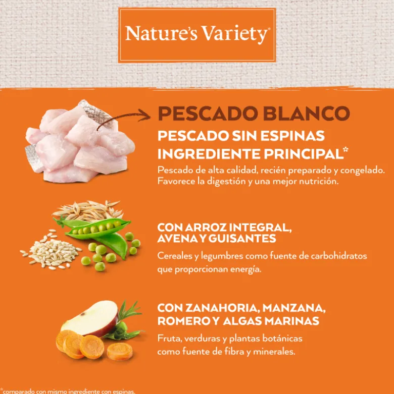 Nature´s Variety Healthy Grain Mini Adult Pescado Blanco