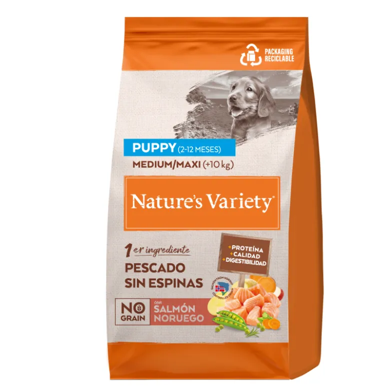 Nature´s Variety No Grain Medium Maxi Puppy Salmón Noruego
