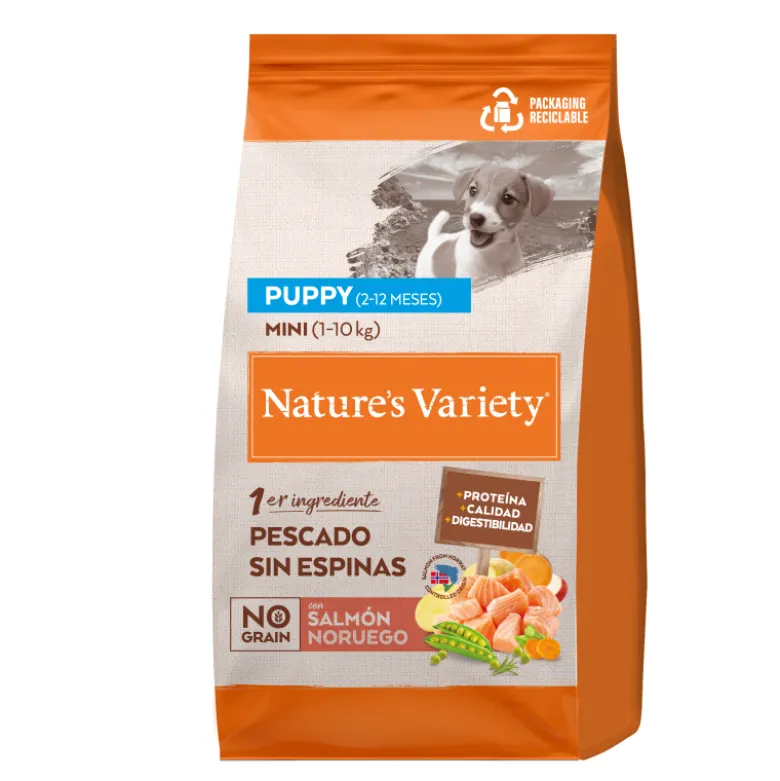 Nature´s Variety No Grain Mini Puppy Salmón Noruego