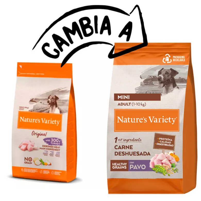 Nature's Variety Original Adulto Mini Adulto Pavo