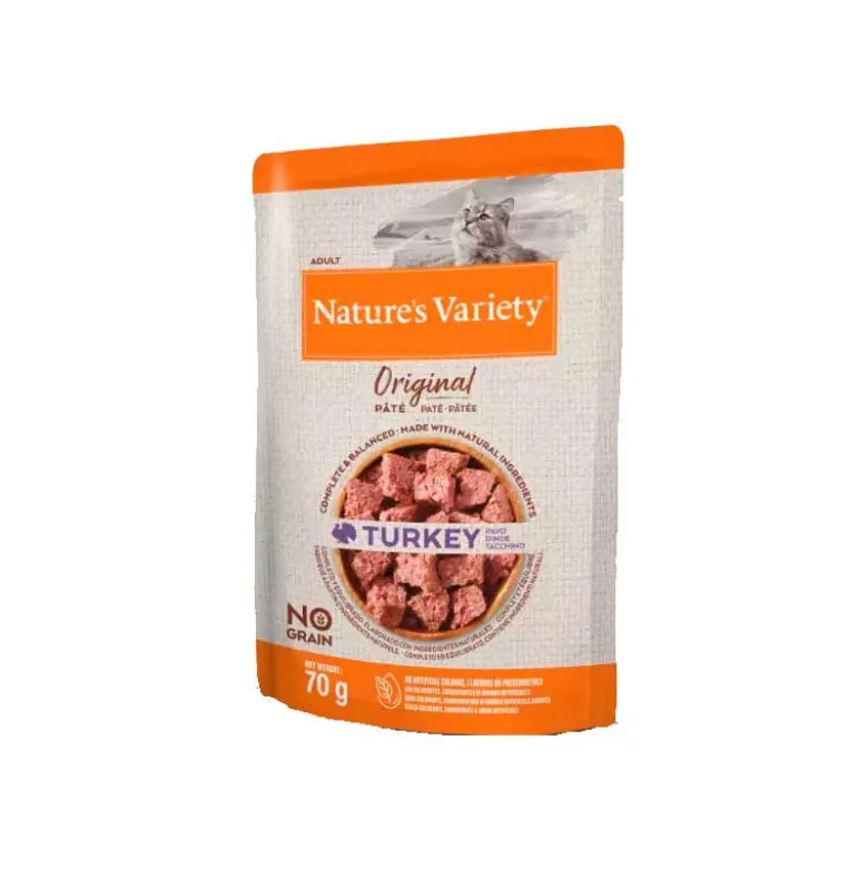 Nature's Variety Paté de Pavo para Gatos 70g