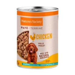 Nature's Variety Paté Pollo para Cachorros Medium/Maxi