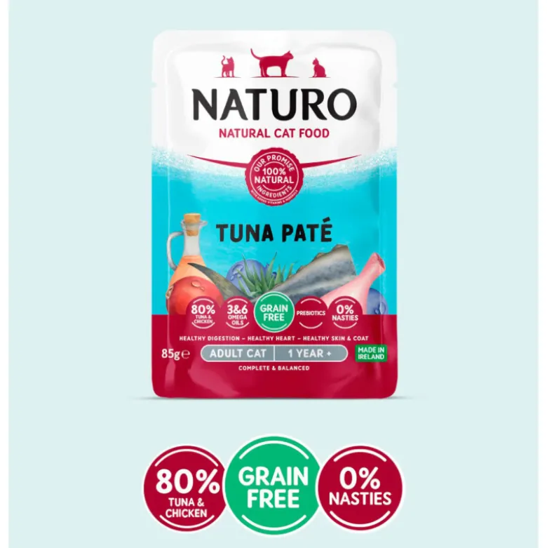 Naturo Cat Pate Atún para Gatos 85g