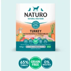Naturo Dog Adult Grain Free Pavo y Patata Para Perros Tarrina 400g