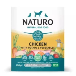 Naturo Dog Adult Grain Free Pollo y Patata para Perros Tarrina 400g
