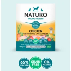 Naturo Dog Adult Grain Free Pollo y Patata para Perros Tarrina 400g