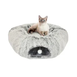 Nayeco Cuna Donut Relax con Tunel para Gatos
