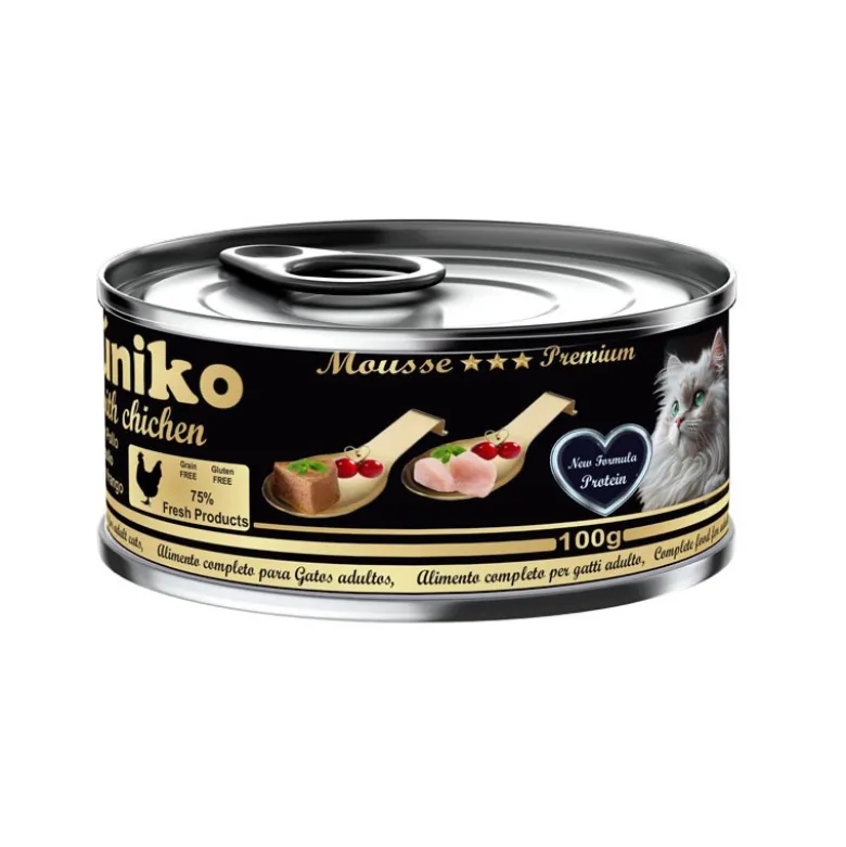 Único Adult Sabor Pollo para Gatos Lata 100g