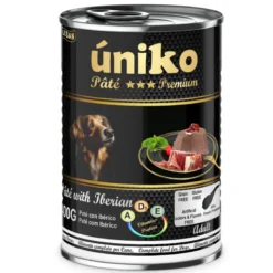 Úniko Adult Paté de Iberico para Perros Lata