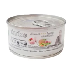 Úniko Sterilized Adult Mousse Pollo con Vegetales Lata 100g
