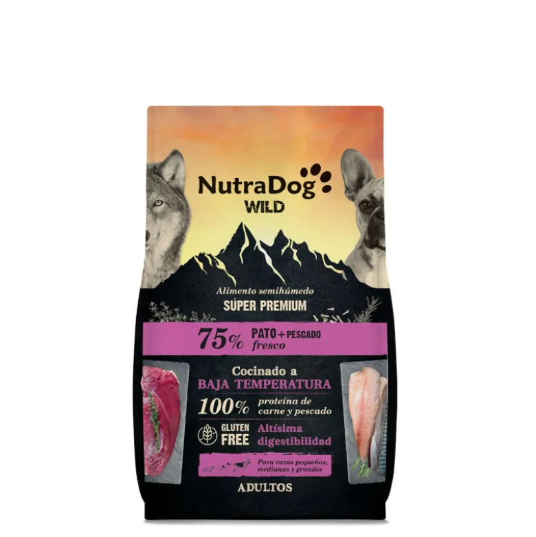NutraDog Wild Premium Pato y Pescado para Perros