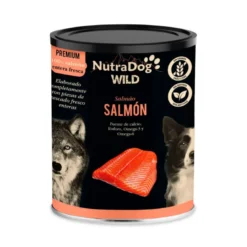 NutraDog Wild Premium Salmón para Perros Lata 400g
