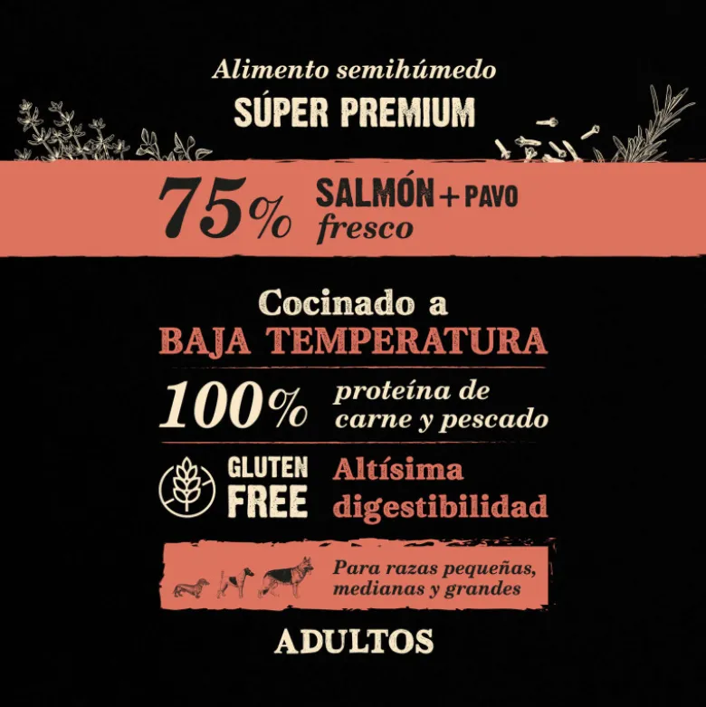 NutraDog Wild Premium Salmón y Pavo para Perros