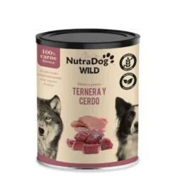 NutraDog Wild Ternera y Cerdo Lata para Perros