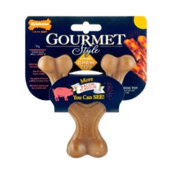 Nylabone Gourmet Wishbone Bacon