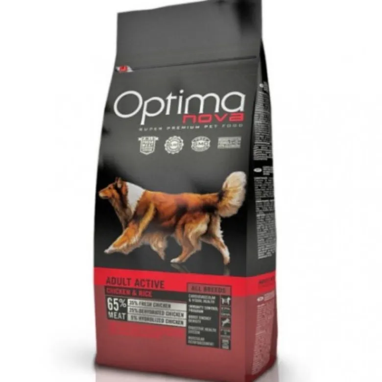Optima Nova Adulto Active Pollo y Arroz