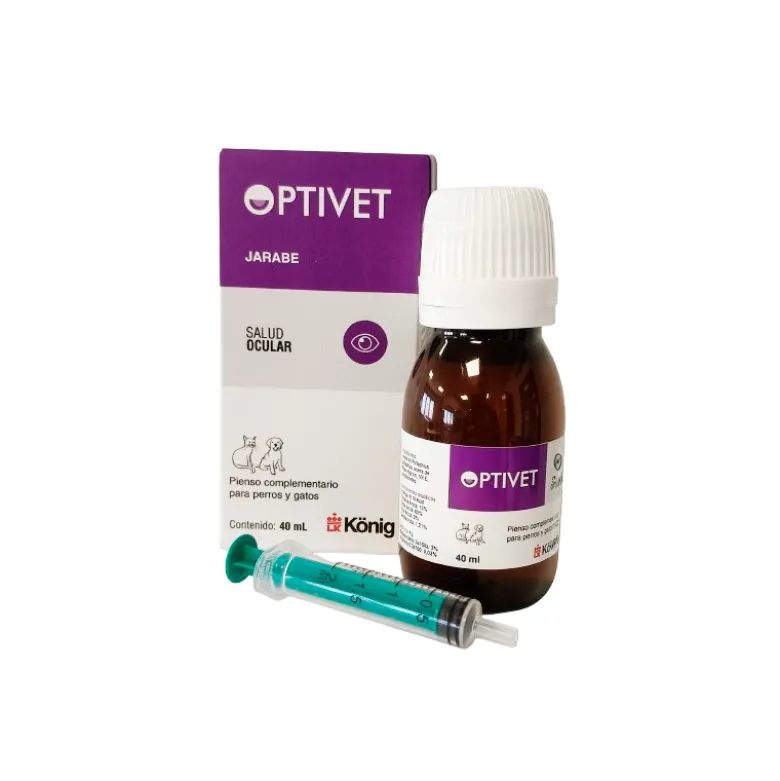 Optivet Prevenir y Tratar la Salud Ocular en Perros y Gatos Jarabe 40ml