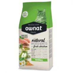 Ownat Classic Hairball Pollo para Gatos
