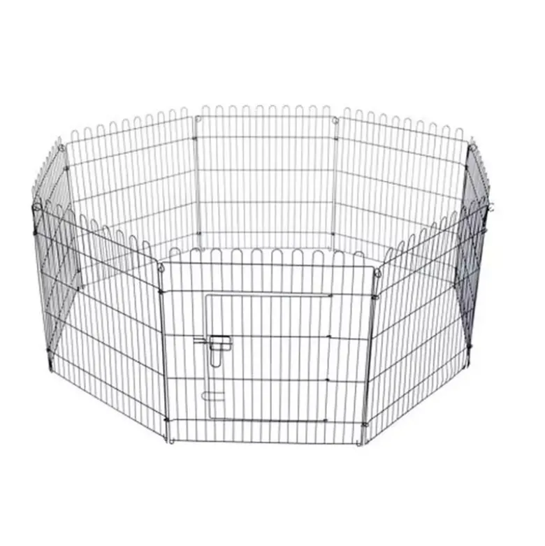 Parque Octogonal de 8 Paneles para Cachorros