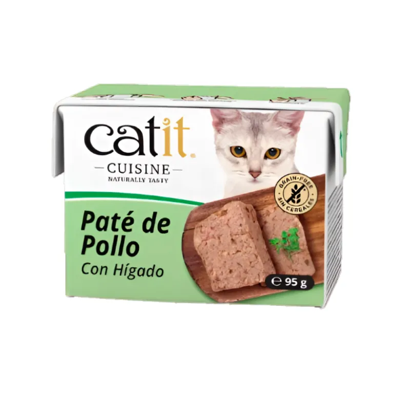 Paté Catit Cuisine de Pollo con Hígado para Gatos
