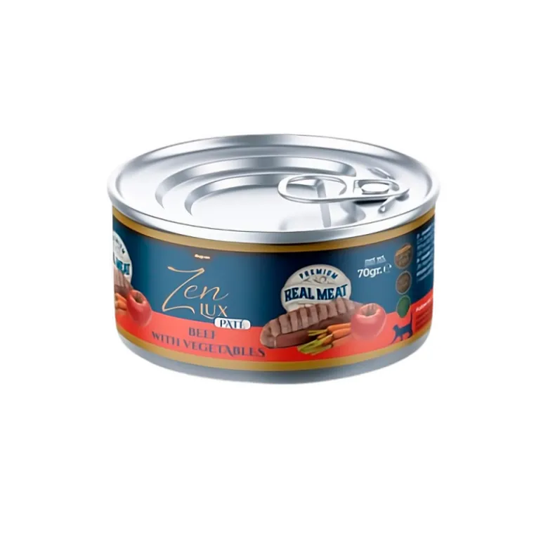 Paté Zen Lux de Carne de Vacuno y Vegetales para Gatos