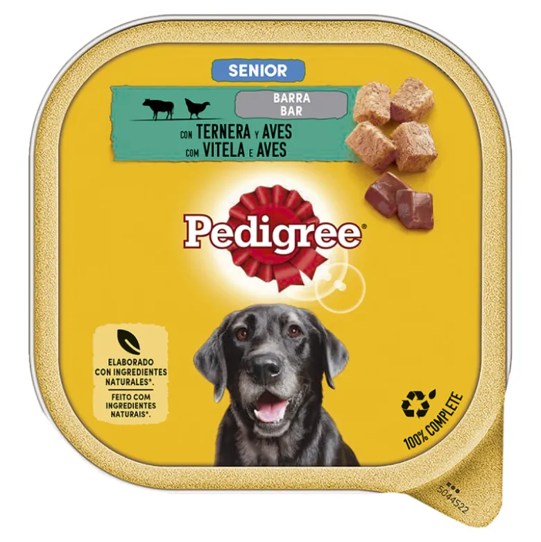 Pedigree Tarrina Senior Pate con Ternera y Aves 300g
