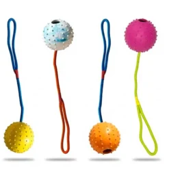Pelota Spielzeug Con Cuerda 30cm para Perros