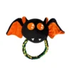 Peluche Murciélago Naranja Mordedor para Perros