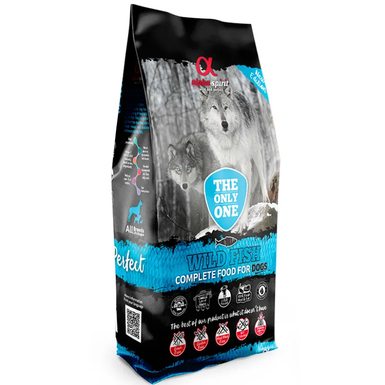 Pienso Alpha Spirit Only Wild Fish alimento natural para perros