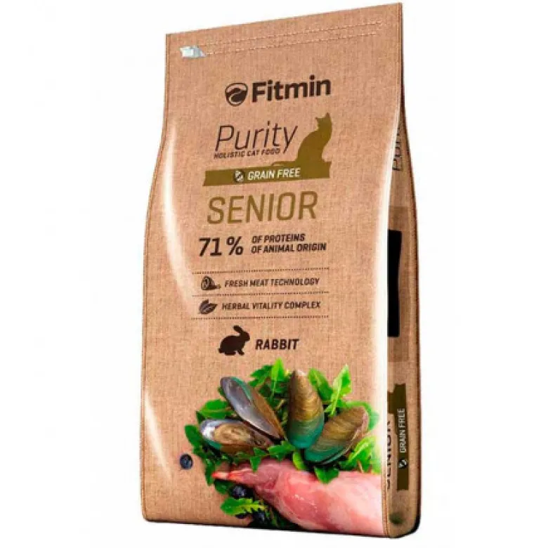 Pienso Fitmin Cat Purity Senior Conejo