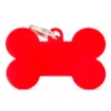 Placa Hueso Aluminio Rojo XL