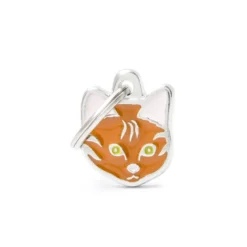 Placa Identificativa Gato Shorthair Naranja