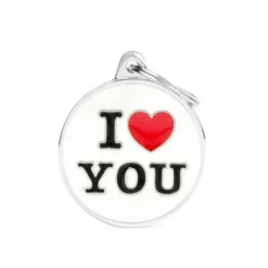 Placa Identificativa I Love You