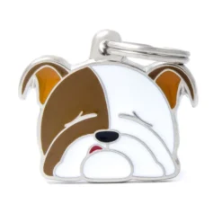 Placa Identificativa Perro Bulldog Inglés